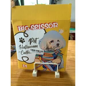 Big Scissor Pet Halloween Costume size M NWT